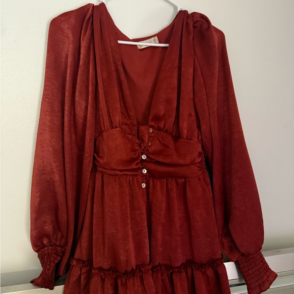 Altar'd State Rich Red Blouse
